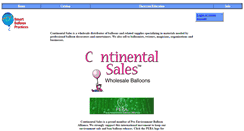 Desktop Screenshot of continentalsales.net