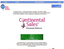Tablet Screenshot of continentalsales.net